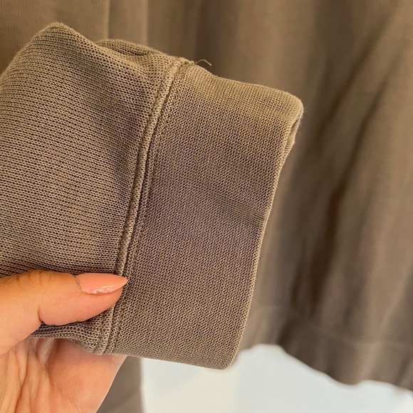 Cutter and Buck Crew V Neck Pullover Sweater Olive Men’s Size XXL Pima Cotton - Picture 3 of 10